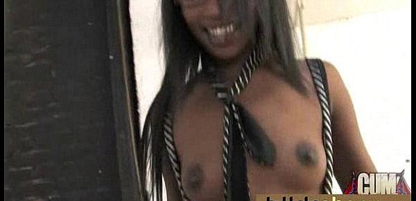  Black pornstar debut bukkake 26
